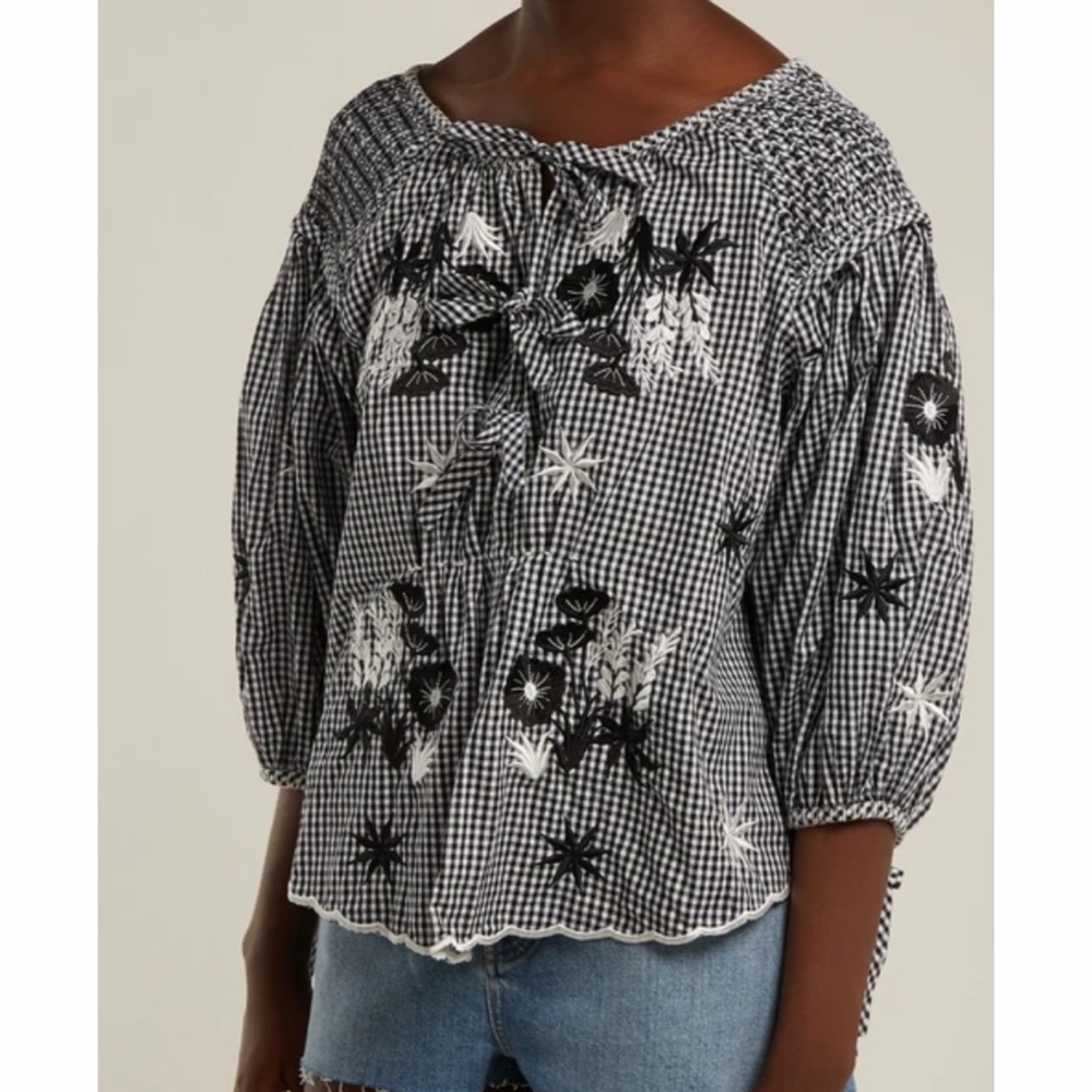 TODAY ONLY Innika Choo Oliver Daily Gingham Cotton Top